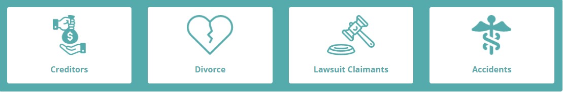 asset-protection-examples Creditors, Divorce, Lawsuit Claimants, Accidents